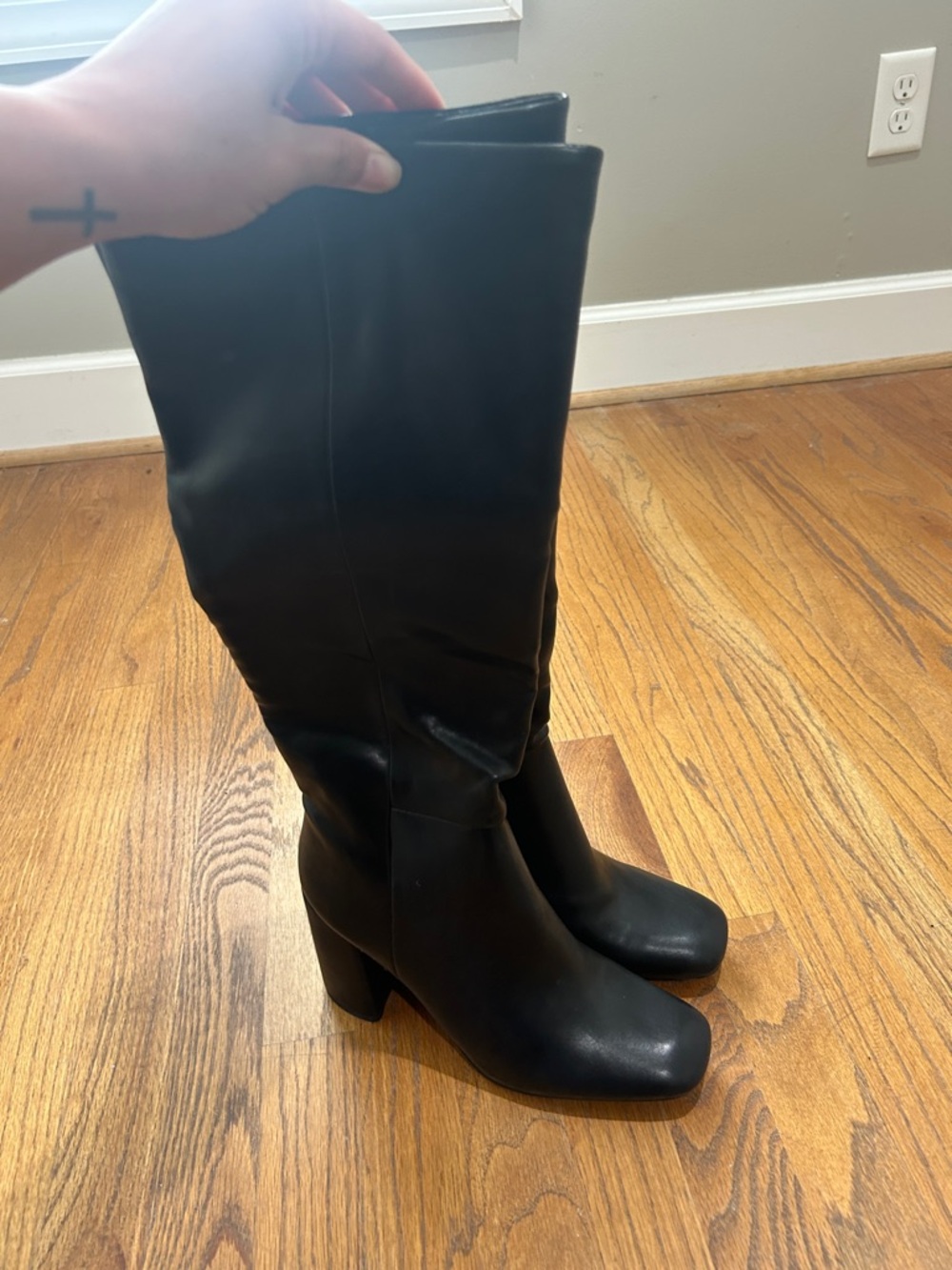 Source Unknown Black Tall Women's Heeled Boots